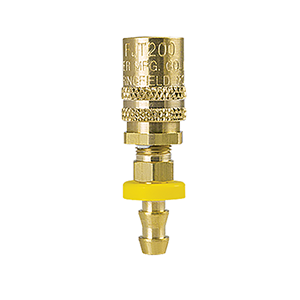 FJT 1/2" Series Straight Thru Sockets, Straight Push-On Hose Stem